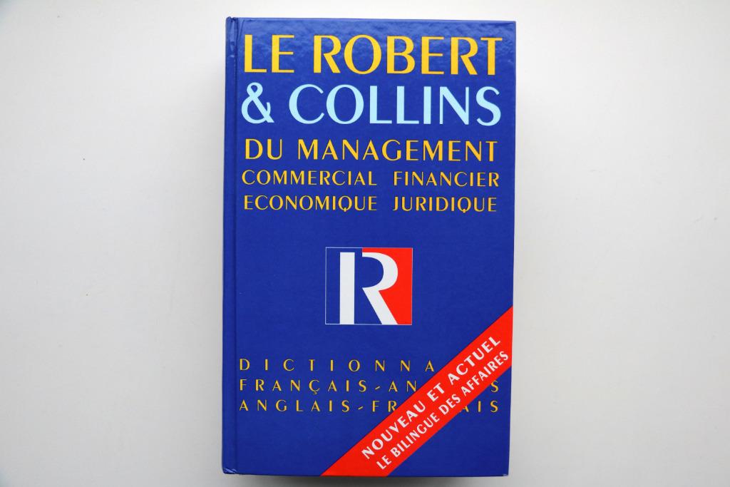 Dictionnaire français anglais Robert & Collins du Management, Livres, Dictionnaires, Utilisé, Anglais, Autres éditeurs, Enlèvement ou Envoi