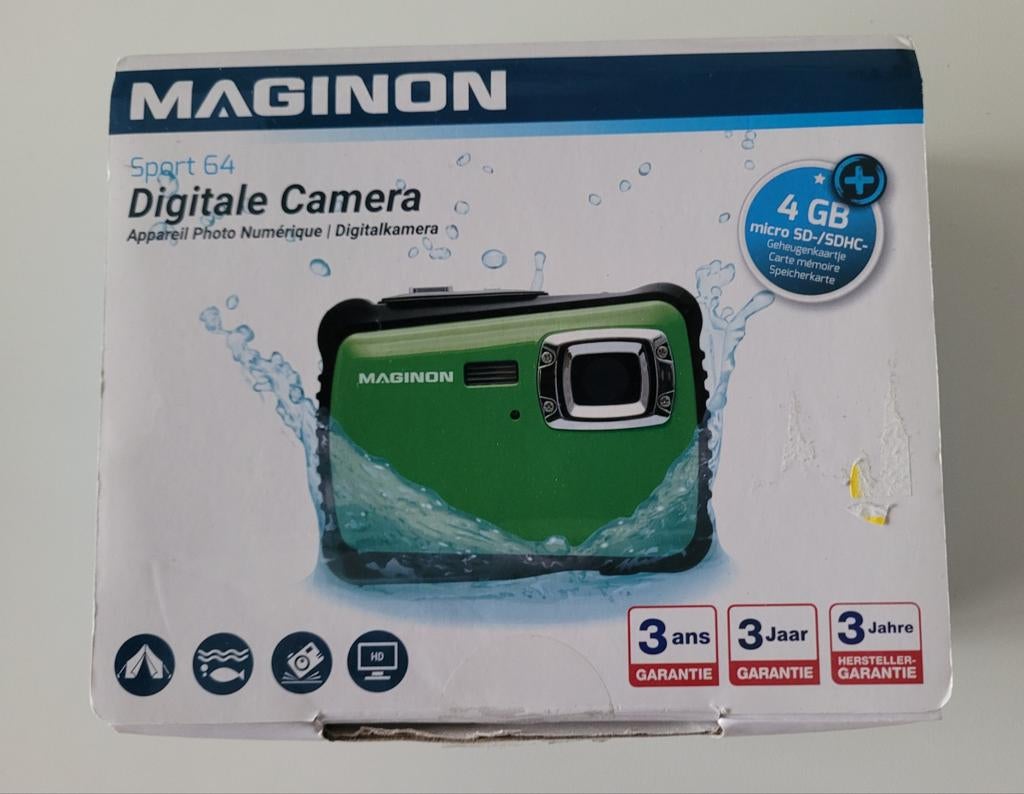 Maginon digitale camera, waterdicht tot 3m, Enlèvement ou Envoi, Neuf