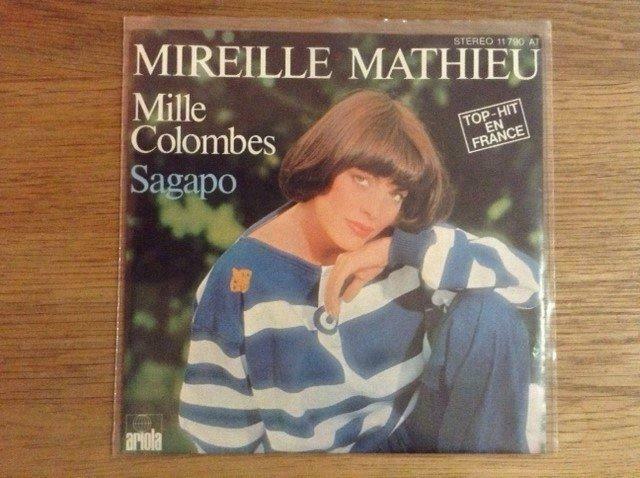 single mireille mathieu, CD & DVD, Vinyles | Autres Vinyles
