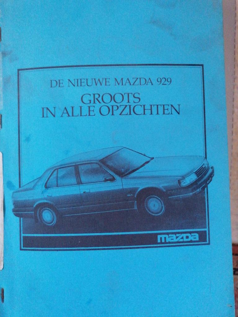 Mazda 929 1987-> trainingshandboek, Verzenden