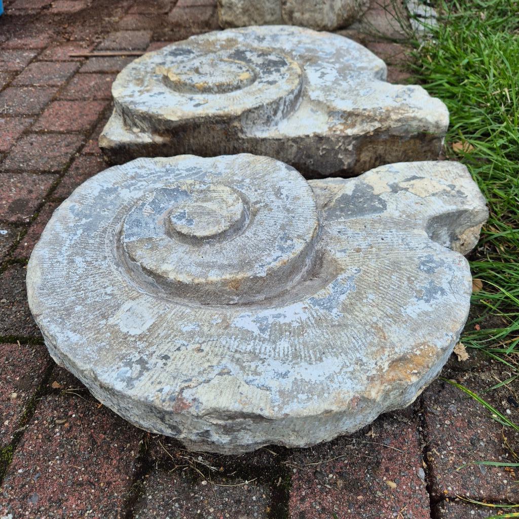 Oude stenen, witsteen?, Ophalen