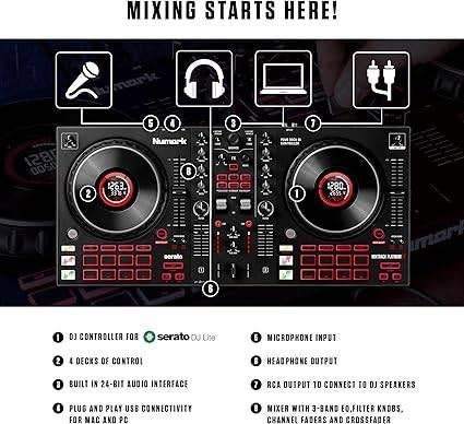 Numark Mixtrack Platinum FX | DJ controller | GRATIS LEV, -, Verzenden, -, NUMARK