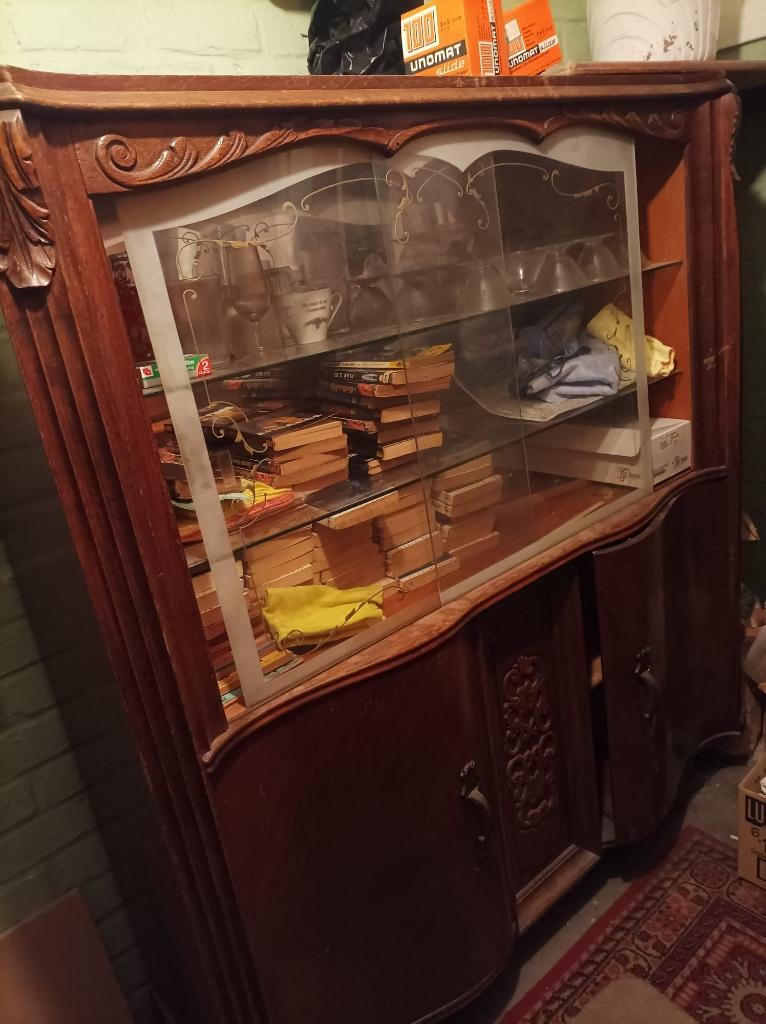 Vitrine vintage, Antiek en Kunst, Antiek | Meubels | Kasten, Ophalen