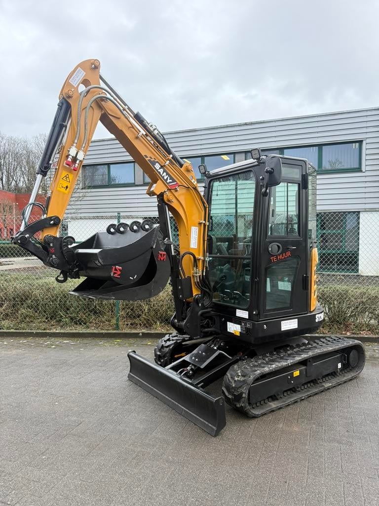 Graafmachine TE HUUR / HUREN 1t - 1,5t - 2t - 2,5t, Ophalen, Graafmachine