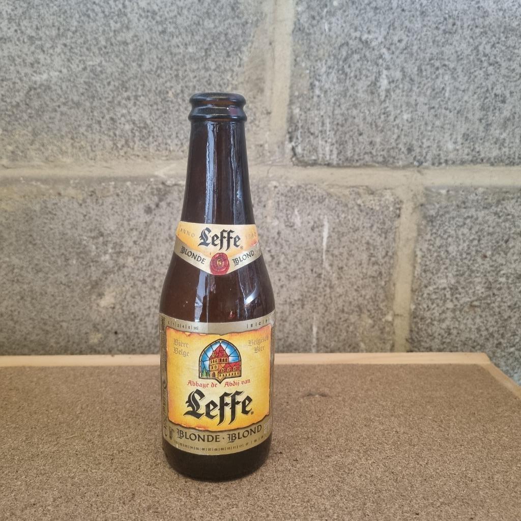 Bouteille de bière Leffe blonde blond, Enlèvement ou Envoi, Utilisé, Bouteille(s), Leffe