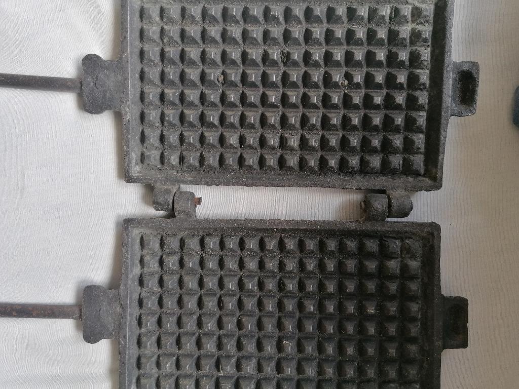 Moule à gaufre à la flamande., Elektronische apparatuur, Wafelijzers, Ophalen of Verzenden, Gebruikt