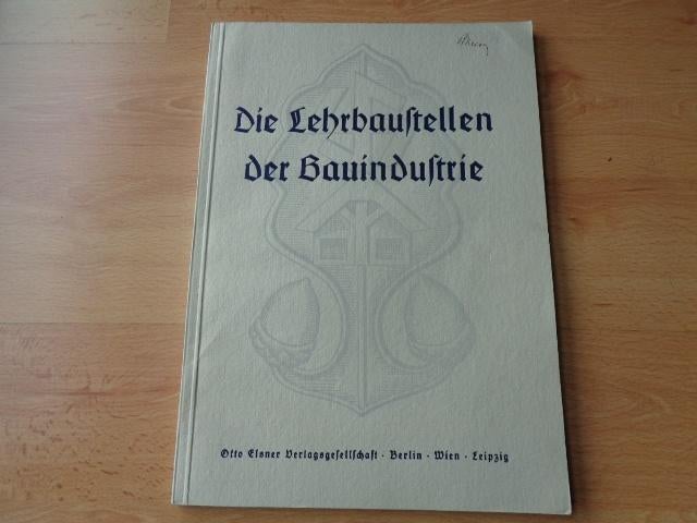 Boek uit WO2 periode , praktijk scholen voor de bouwvakkers, Nieuw, Ophalen of Verzenden, Voor 1940, Overige onderwerpen