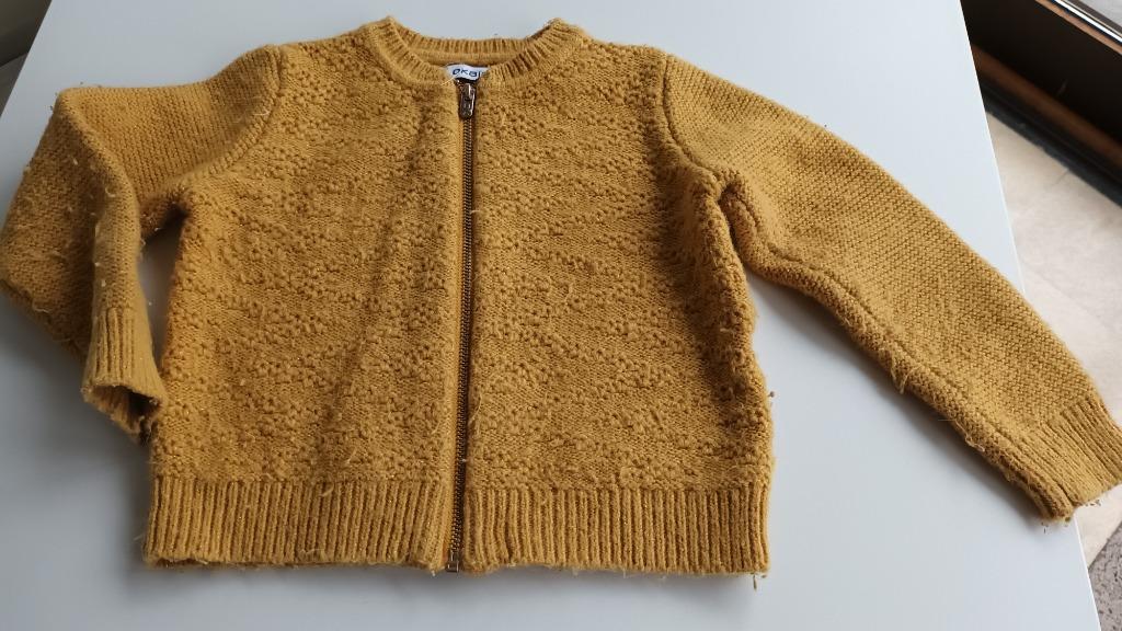 Vestje gebreid - Maat 98, Kinderen en Baby's, Kinderkleding | Maat 98, Gebruikt, Okaïdi, Meisje, Trui of Vest