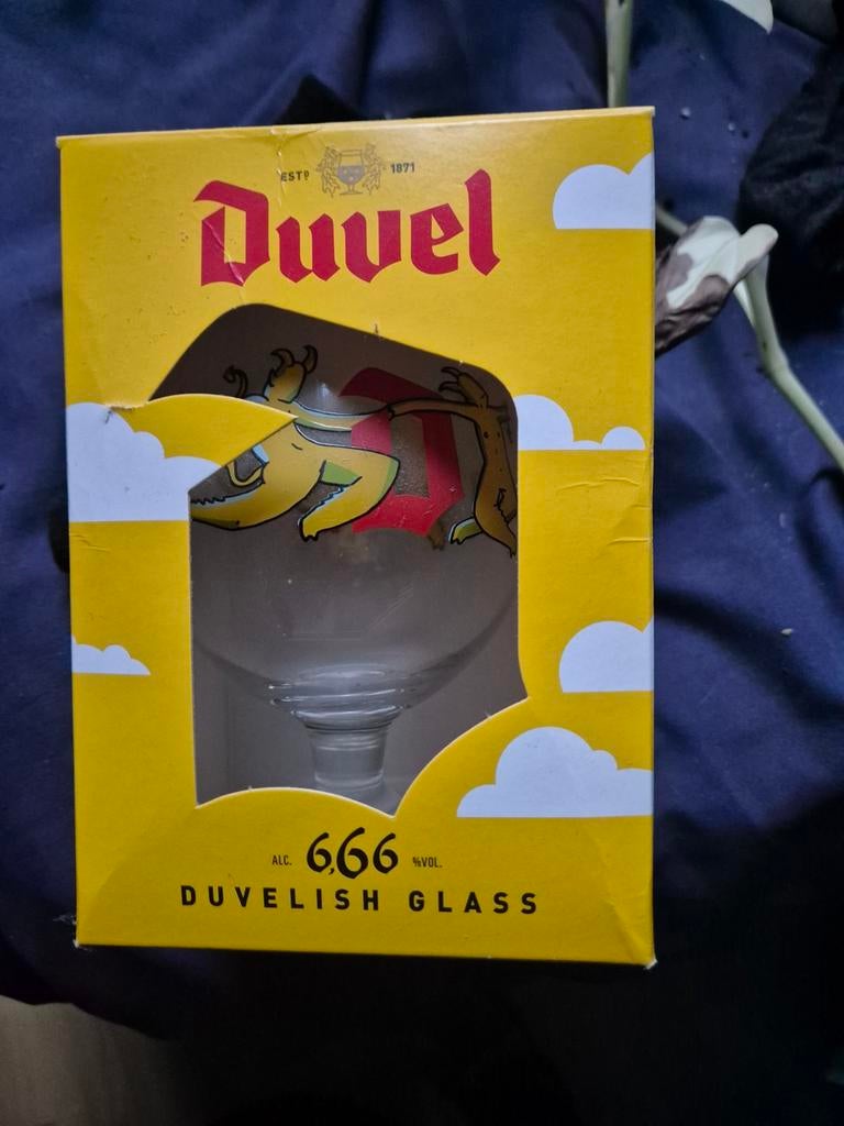 Duvel 666 glas in doos, Envoi, Duvel