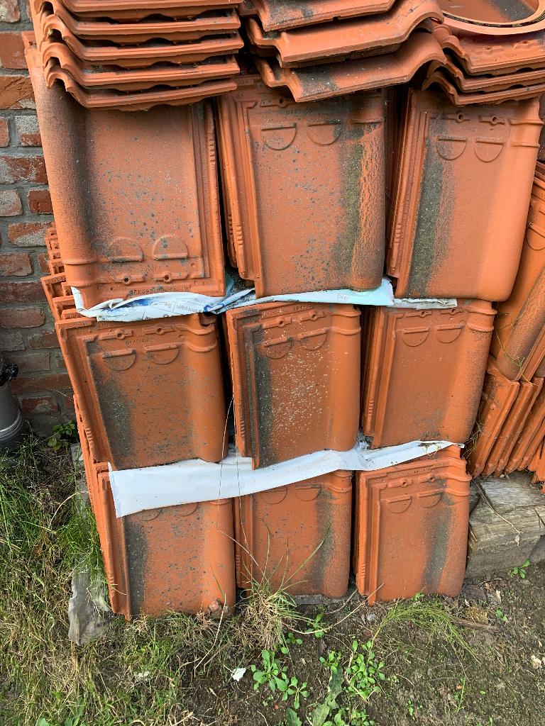 Dakpannen, Ophalen, Gebruikt, Rood, Dakpannen