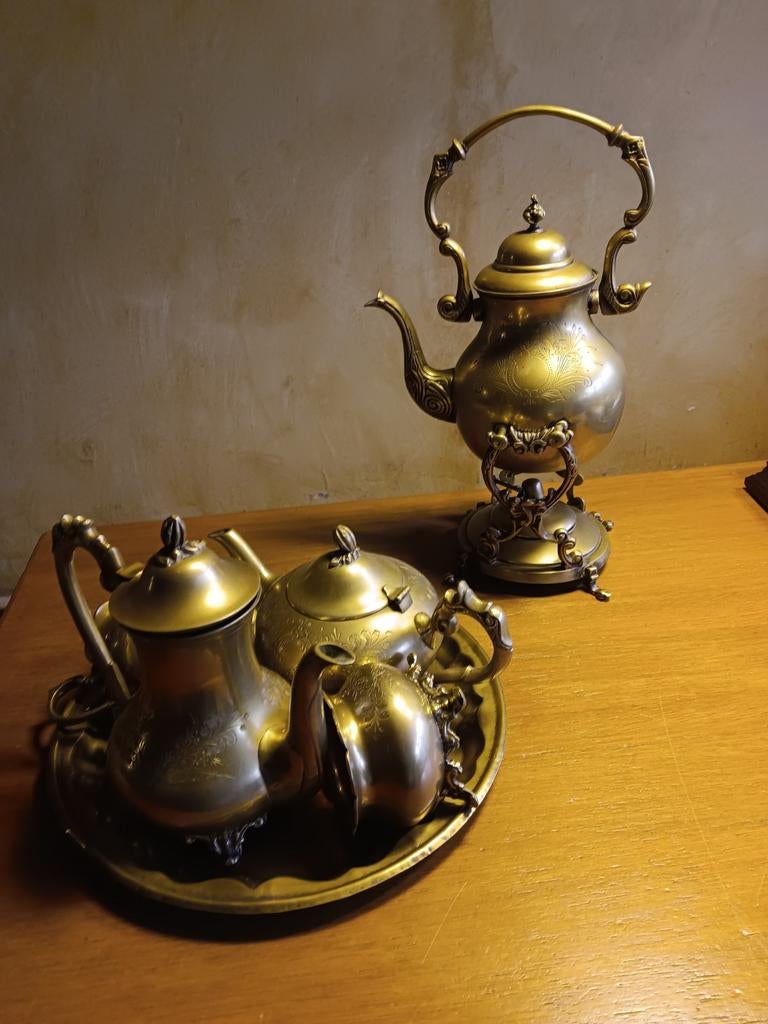 Koffie / thee set, Antiek en Kunst, Antiek | Servies compleet, Ophalen