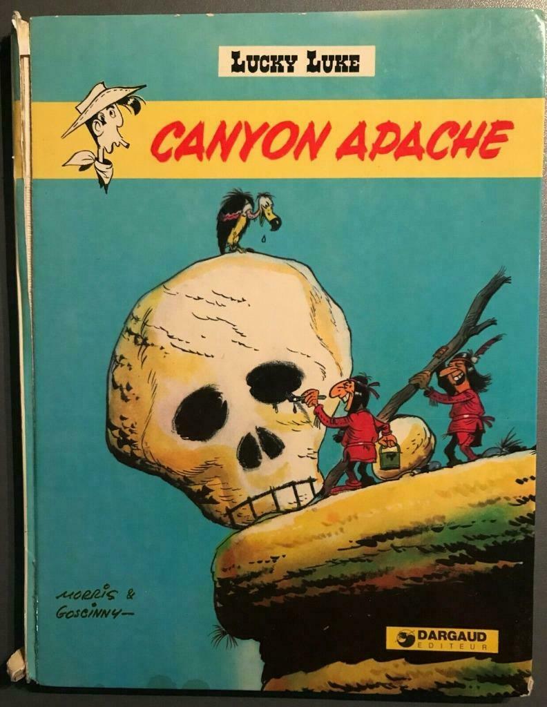 B.D. "Lucky Luke N°37: Canyon Apache" Goscinny/Morris 1974, Eén stripboek, Ophalen of Verzenden, Gelezen, Morris