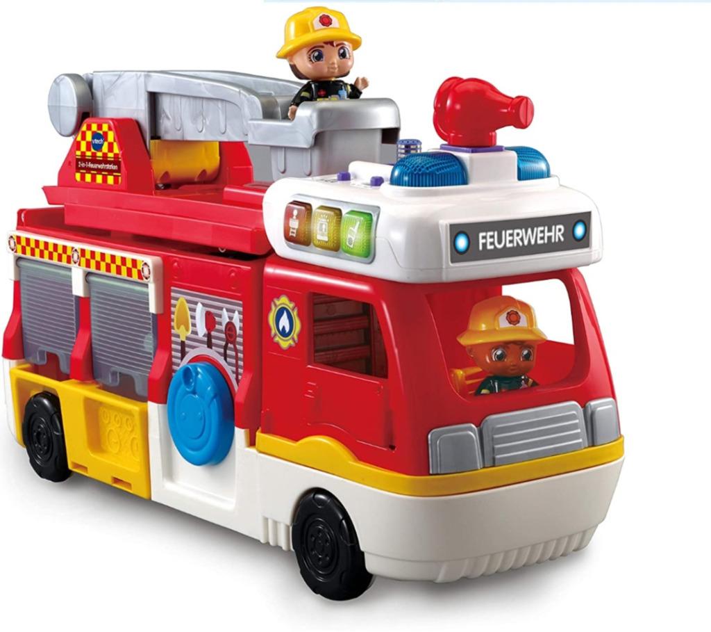 Camion pompiers VTECH, Enlèvement, Comme neuf, 6 mois à 2 ans