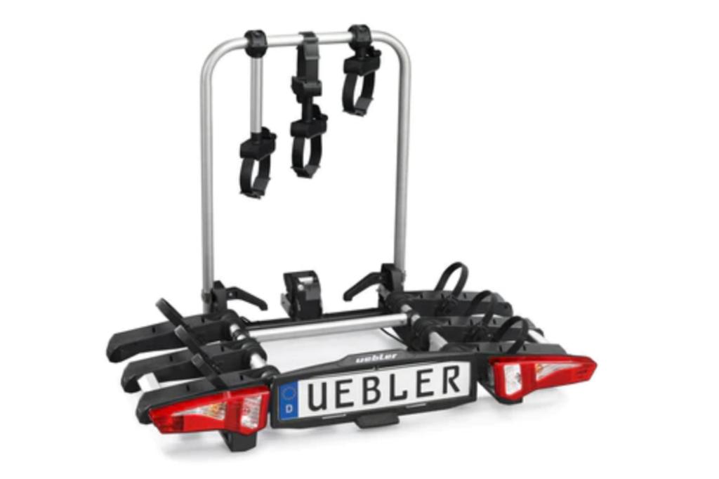 Uebler i31Z - Geschikt voor 3 fietsen - Draaggewicht 72 kg, Auto diversen, Fietsendragers, Nieuw, Trekhaakdrager, 3 fietsen of meer