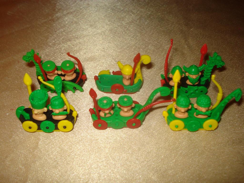 KINDER Drakkars Vikings Ancienne Série 1982 Ferrero, Enlèvement ou Envoi, Comme neuf, Figurines