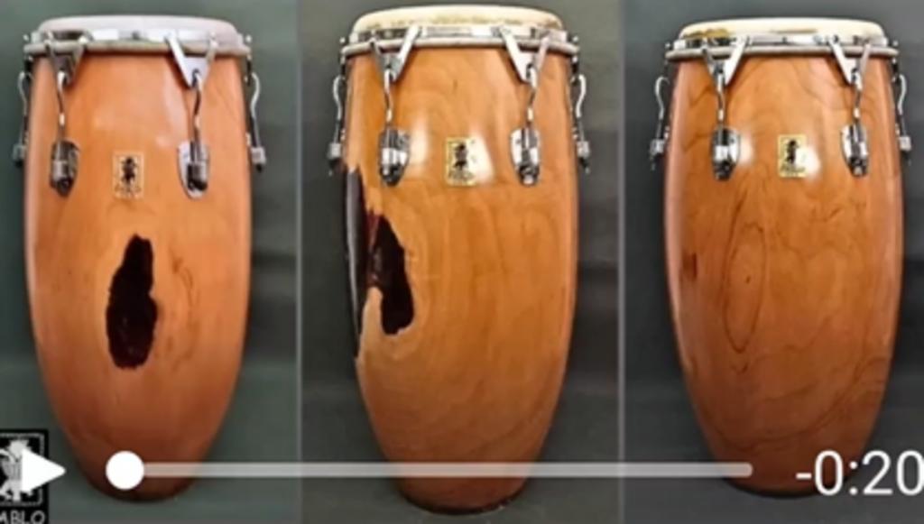 Percussions : Quinto - Conga - Tumba, Musique & Instruments, Enlèvement, Comme neuf