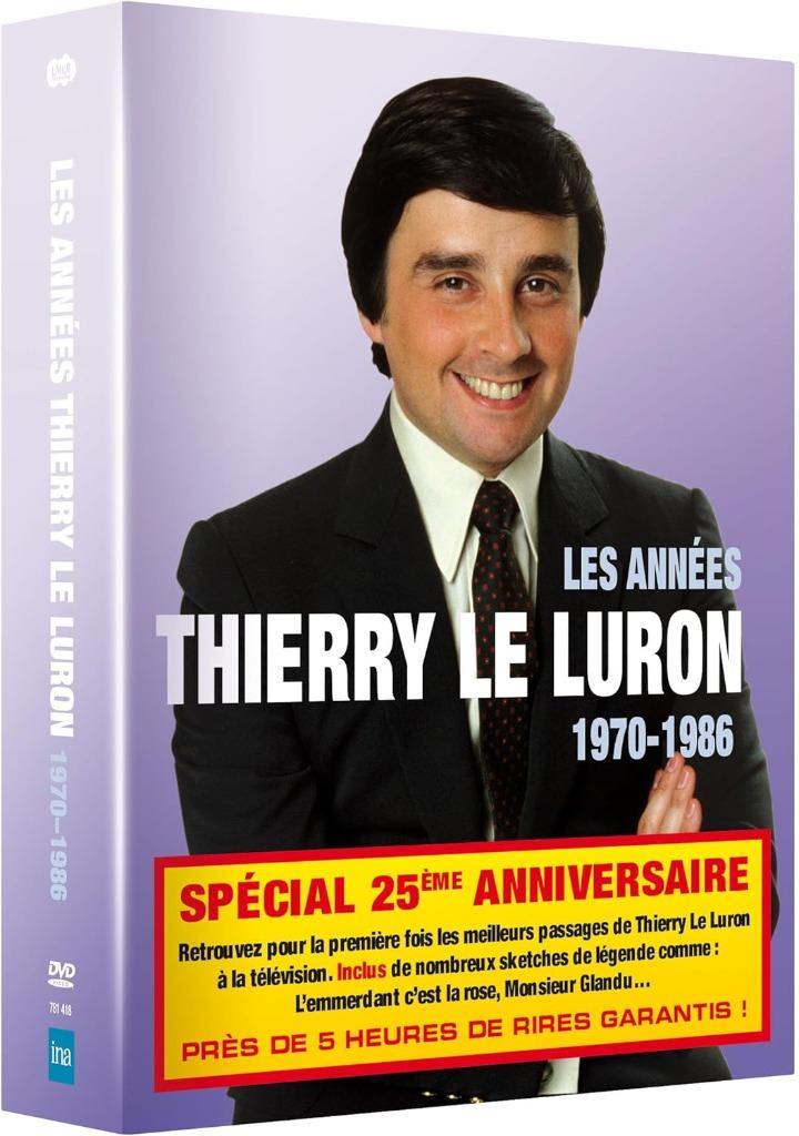 1971-1986 : Les années Thierry Le Luron 3 DVD 📀 📀 📀, À partir de 12 ans, Enlèvement ou Envoi, Comme neuf, Stand-up ou Spectacle de théâtre