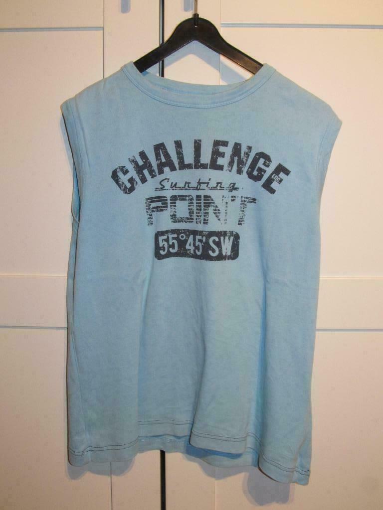 3 T-shirts Maat 152-158 EDC zonder mouw, Enlèvement ou Envoi, Utilisé, Garçon, Chemise ou À manches longues