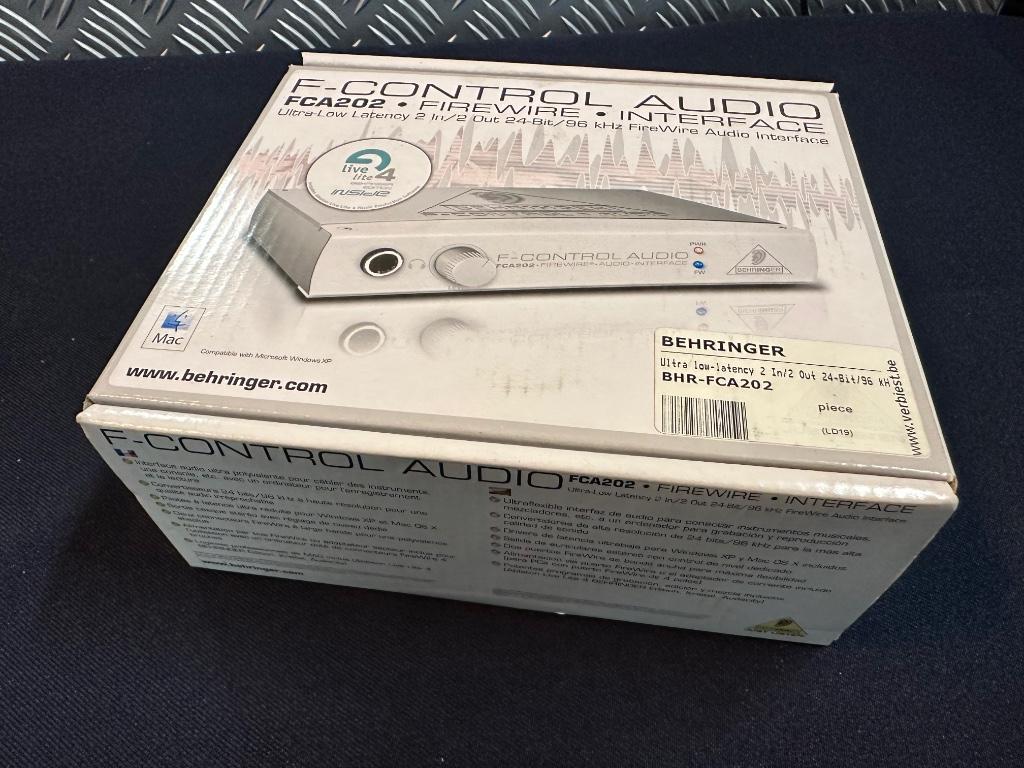 Behringer FCA202 F-control audio audio interface, Ophalen, Nieuw