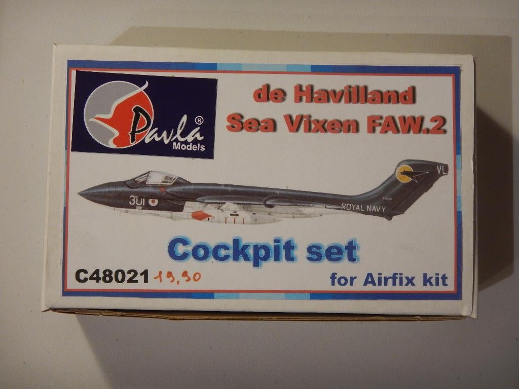 Pavla Models SEA VIXEN Cockpit Set (C48021), Overige merken, Nieuw, Ophalen of Verzenden, Groter dan 1:72