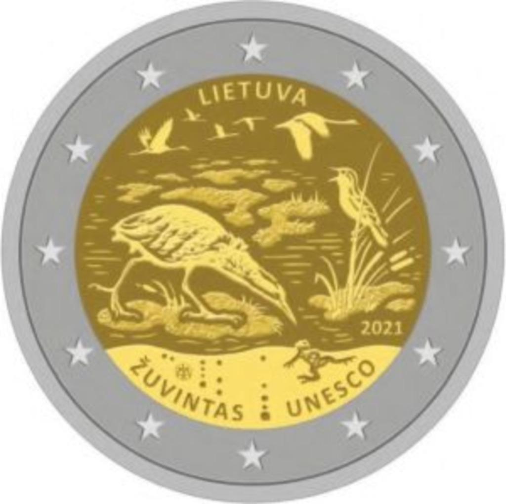 Litouwen 2 euro sp. Uitg. ŽUvintas, Ophalen of Verzenden, 2 euro