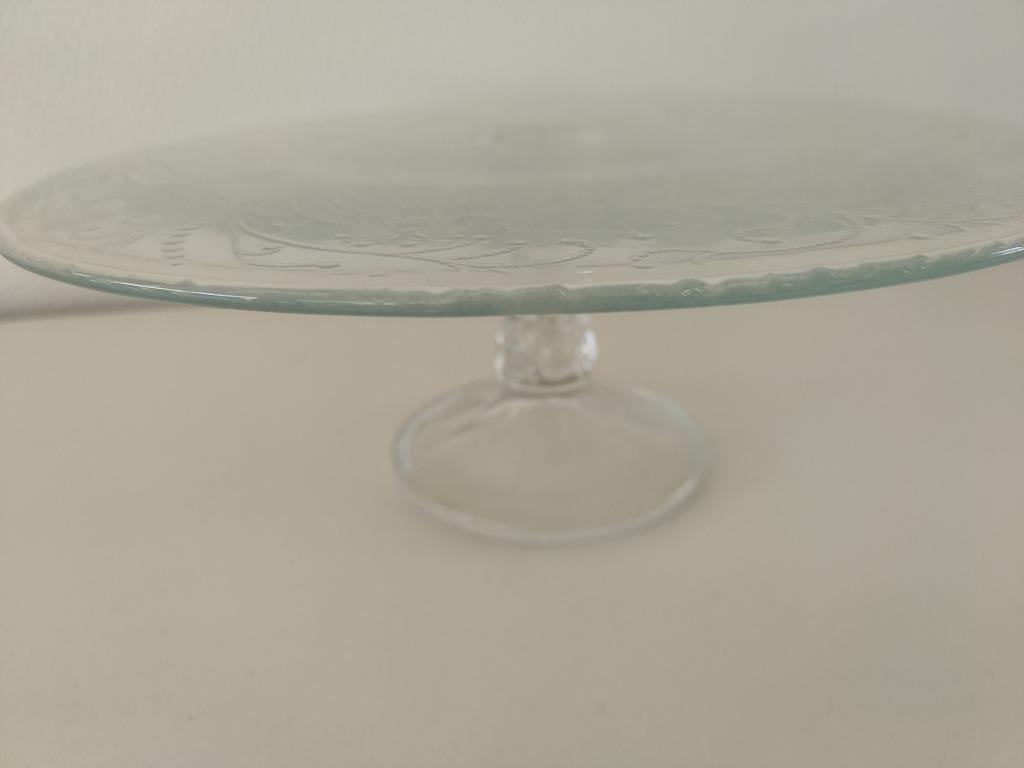 Taartschaal, Schaal, Rond, Ophalen of Verzenden, Glas