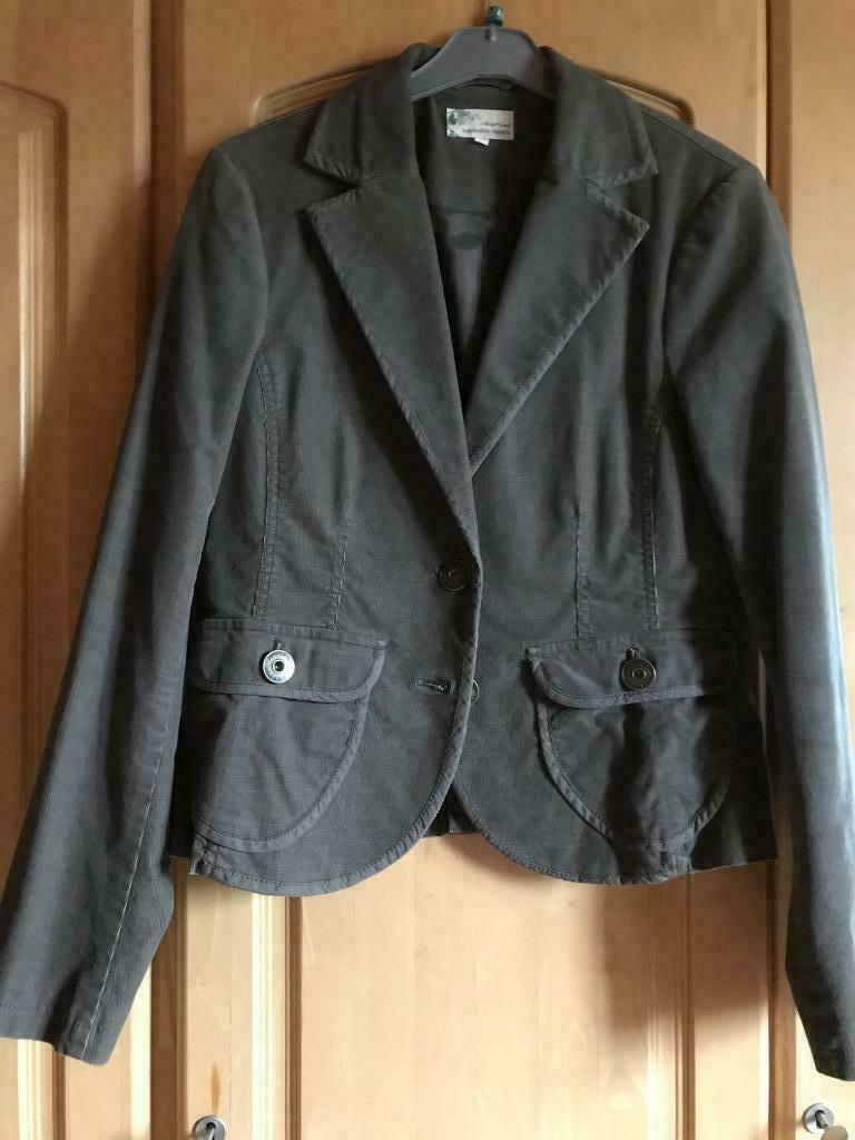 Fluwelen groene blazer, Kleding | Dames, Ophalen of Verzenden, Zo goed als nieuw, Maat 38/40 (M), Groen
