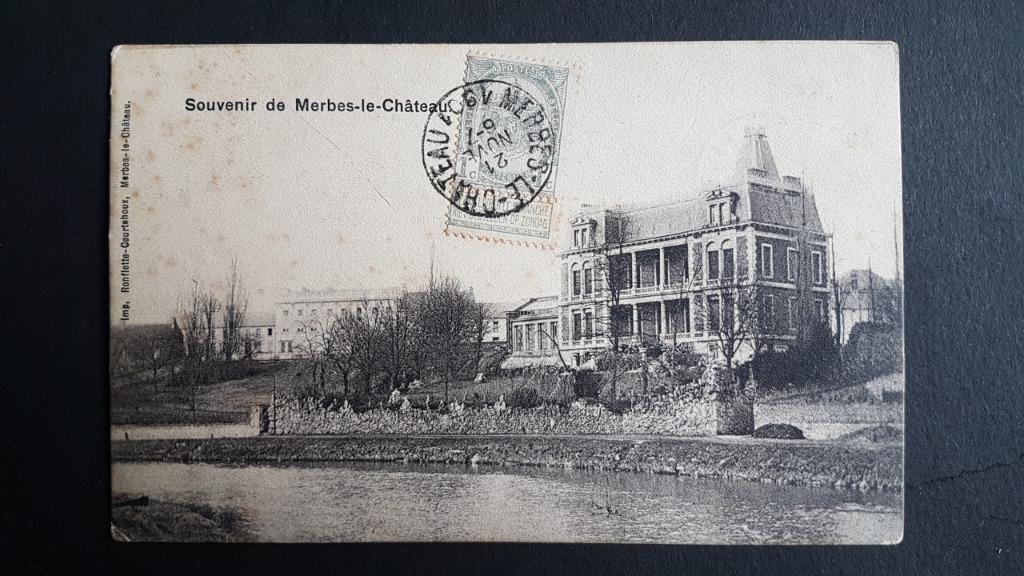 Souvenir de Merbes-le-Château, Enlèvement ou Envoi, Avant 1920, Affranchie, Hainaut