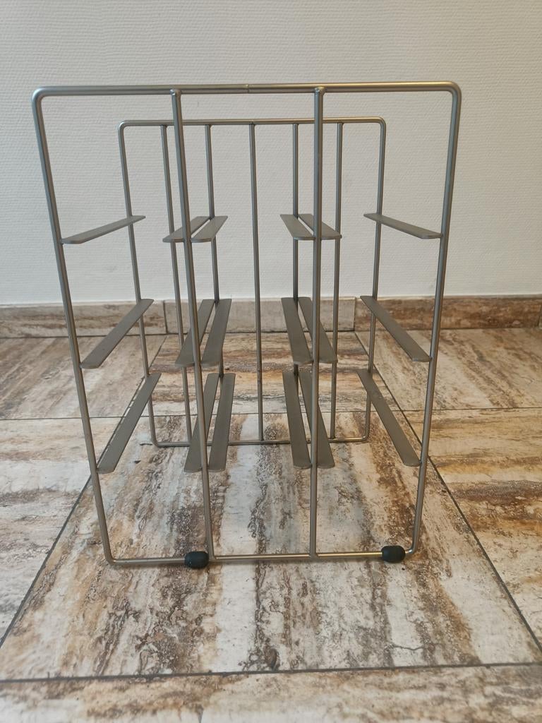 Blomus roestvrij staal wijnrek, Huis en Inrichting, Ophalen of Verzenden, Gebruikt