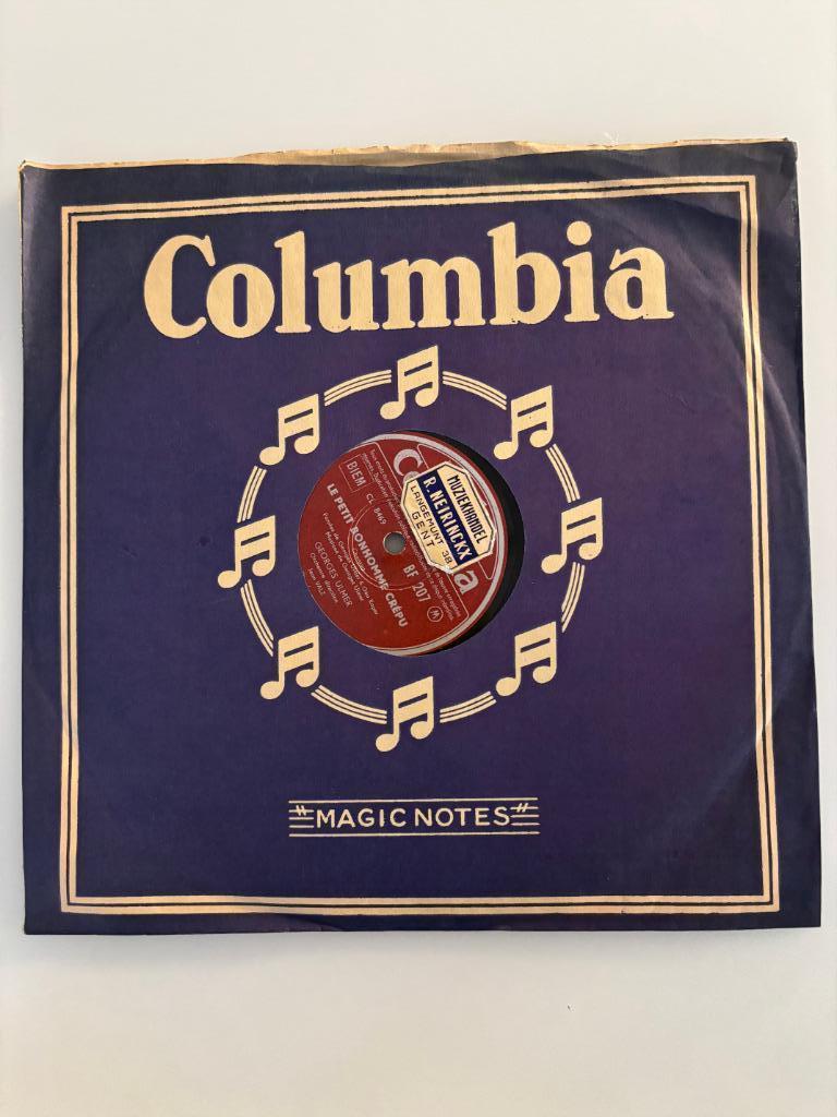 78 RPM Georges Ulmer — Copenhague / Le Petit Bonhomme Crepu, Enlèvement, Avant 1960, Comme neuf, 10 pouces