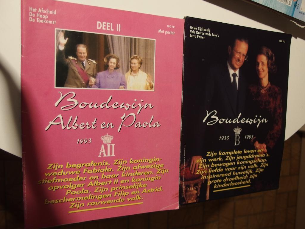 Twee speciale edites Boudewijn/ Albert en Paola, Ophalen, Gebruikt, Tijdschrift of Boek
