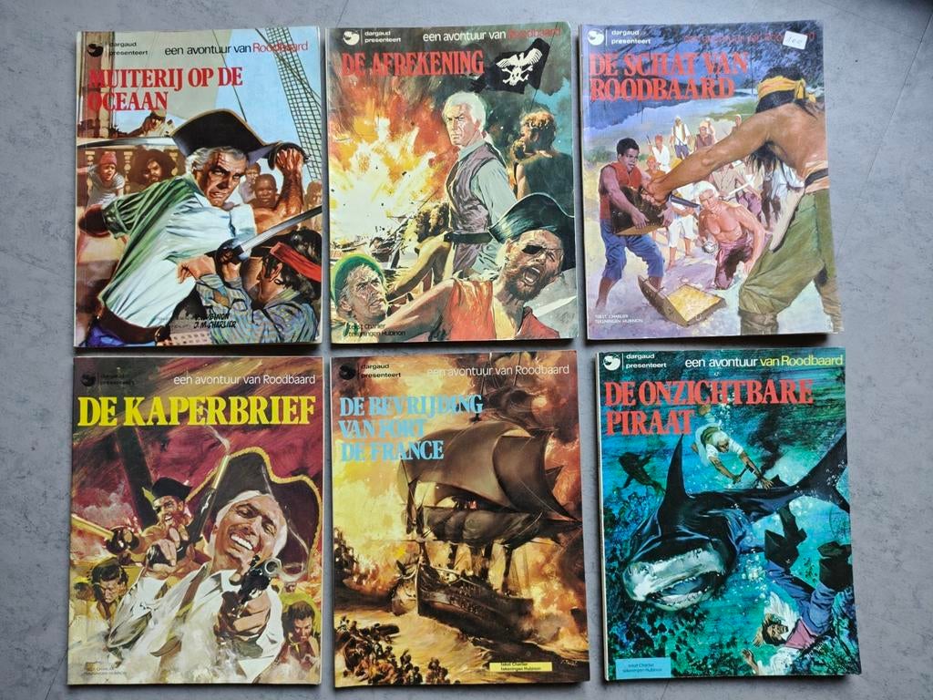 Roodbaard complete reeks 1-25, Boeken, Strips | Comics, Gelezen, Complete serie of reeks, Ophalen of Verzenden