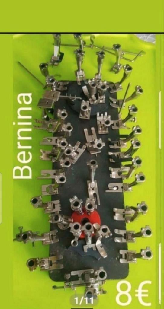 Pied de biche Bernina adaptable au ancienne machine Bernina, Machine à coudre, Bernina