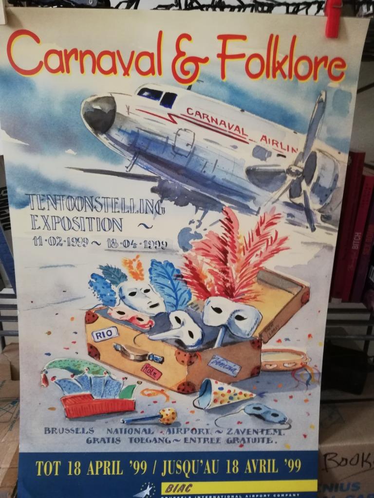 Affiche  SABENA  - 1999, Verzamelen, Ophalen of Verzenden, Zo goed als nieuw