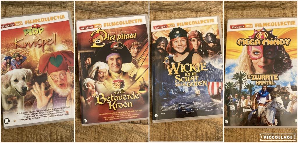 Dvd's filmcollectie - Studio100 - 4 stuks, Gebruikt, Alle leeftijden, Overige genres, Ophalen of Verzenden