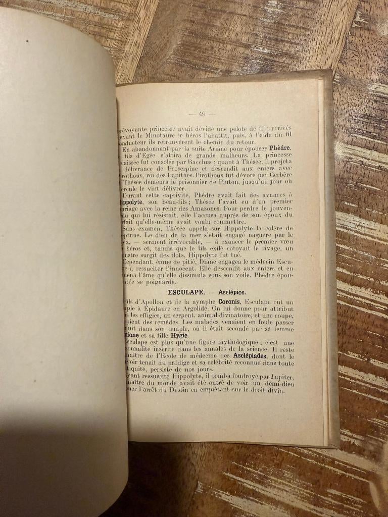 Petit exposé pittoresque de la mythologie Gréco-Latine, Antiek en Kunst, Ophalen of Verzenden, H. De Harven