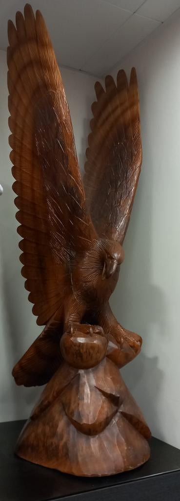 Houten arend, Antiek en Kunst, Ophalen