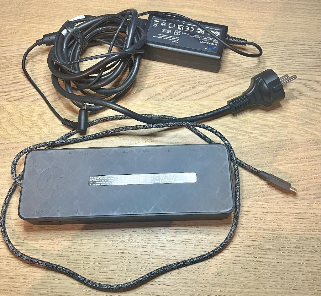 HP USB-C Universal Dockingstation, Hp, Ophalen of Verzenden, Docking station, Gebruikt