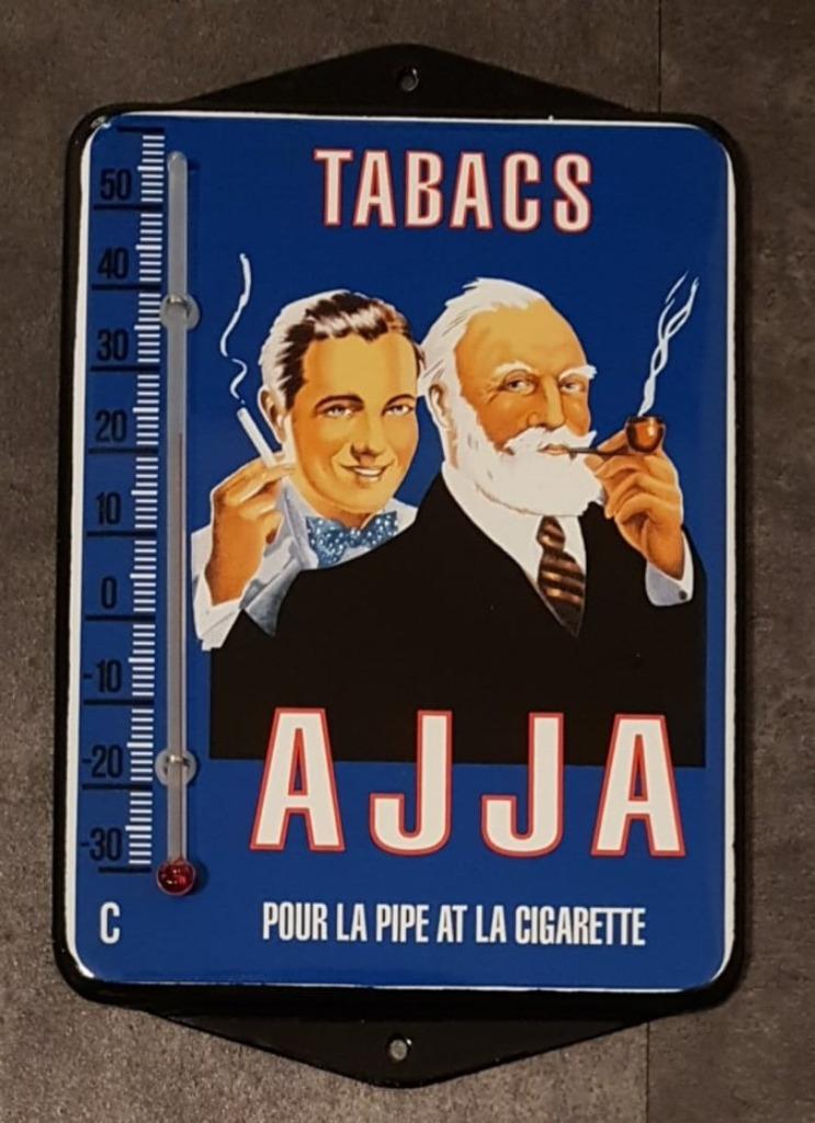 Texaco Esso Puch Ajja Tractor Indian emaillen Thermometer, Enlèvement ou Envoi, Neuf, Panneau publicitaire