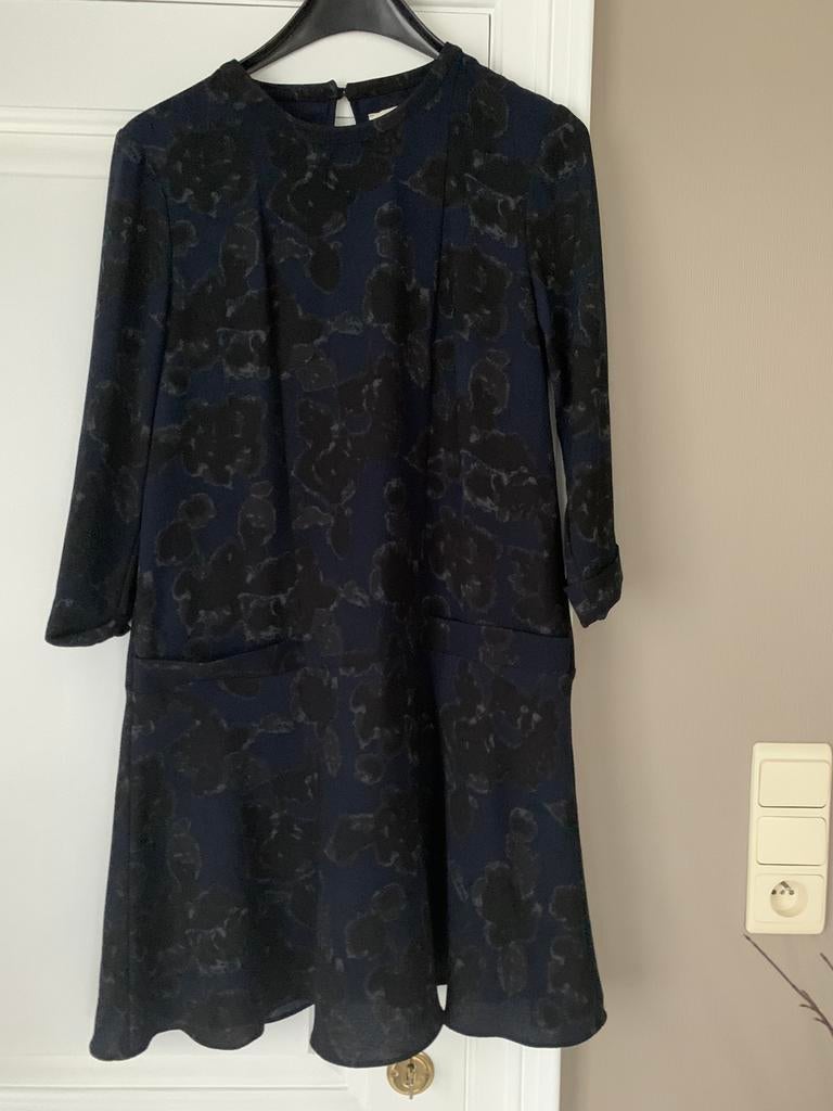 Jurk kleedje Essentiel M zwart/donker blauw, Kleding | Dames, Ophalen of Verzenden