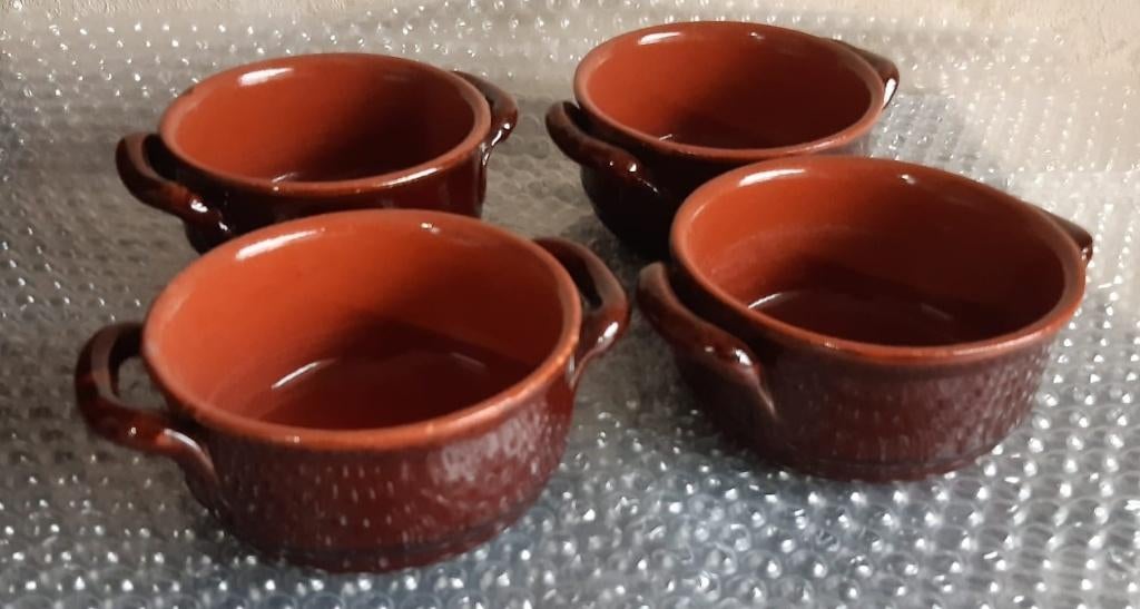 Terracotta potjes met oortjes, Ophalen of Verzenden