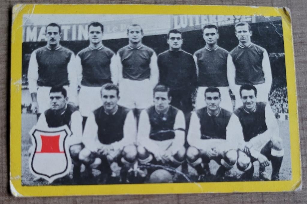 Oud verzamelkaartje: Stade de Reims, Frankrijk (Maple Leaf), Ophalen of Verzenden, Gebruikt, Poster, Plaatje of Sticker