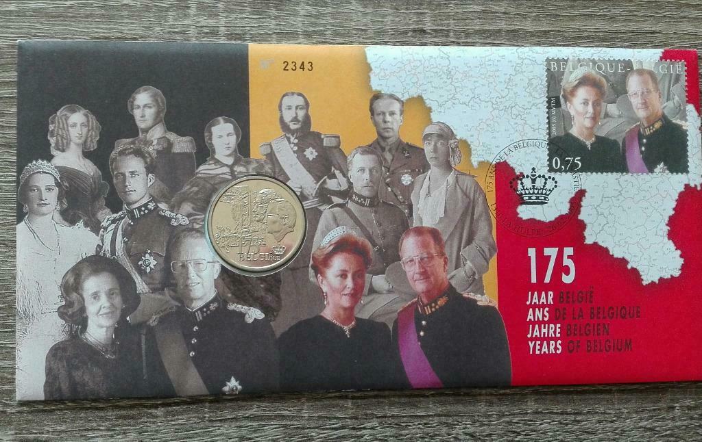 timbre - 175 ANS DE BELGIQUE, Neuf, Enlèvement ou Envoi, Affranchi, Avec enveloppe