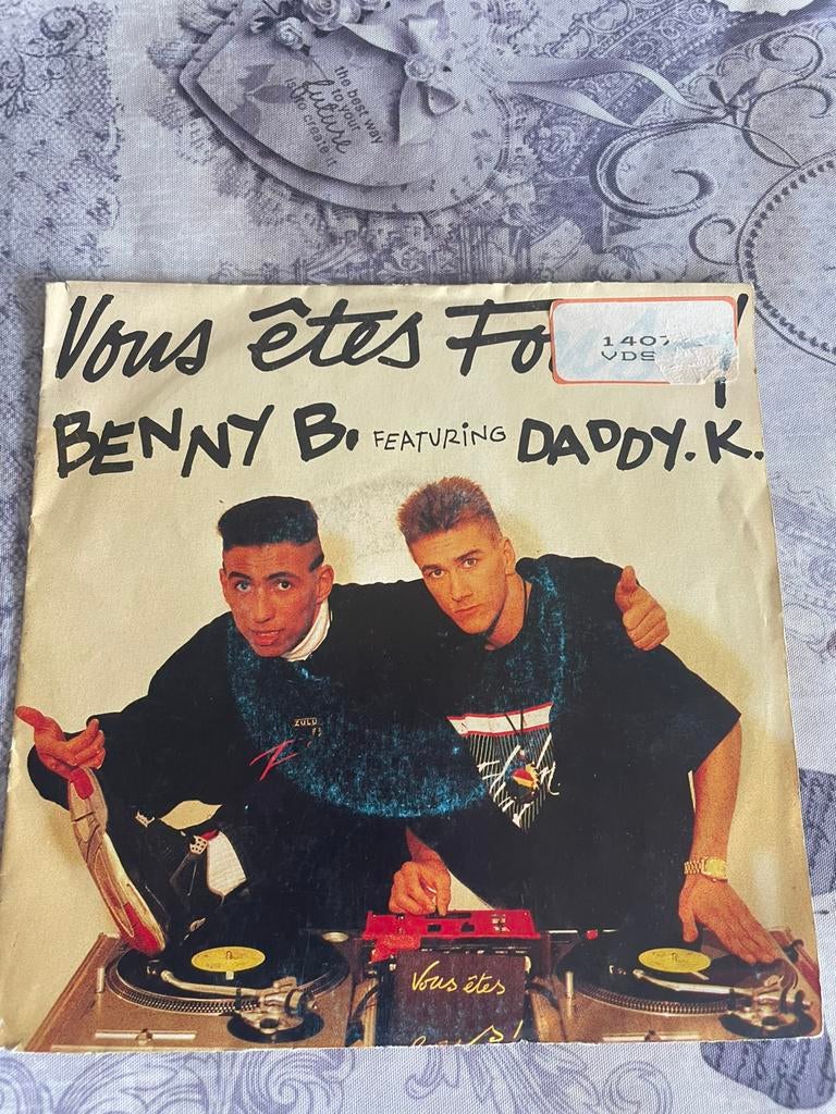 Benny b  featuring daddy k vous etes fous, Ophalen of Verzenden