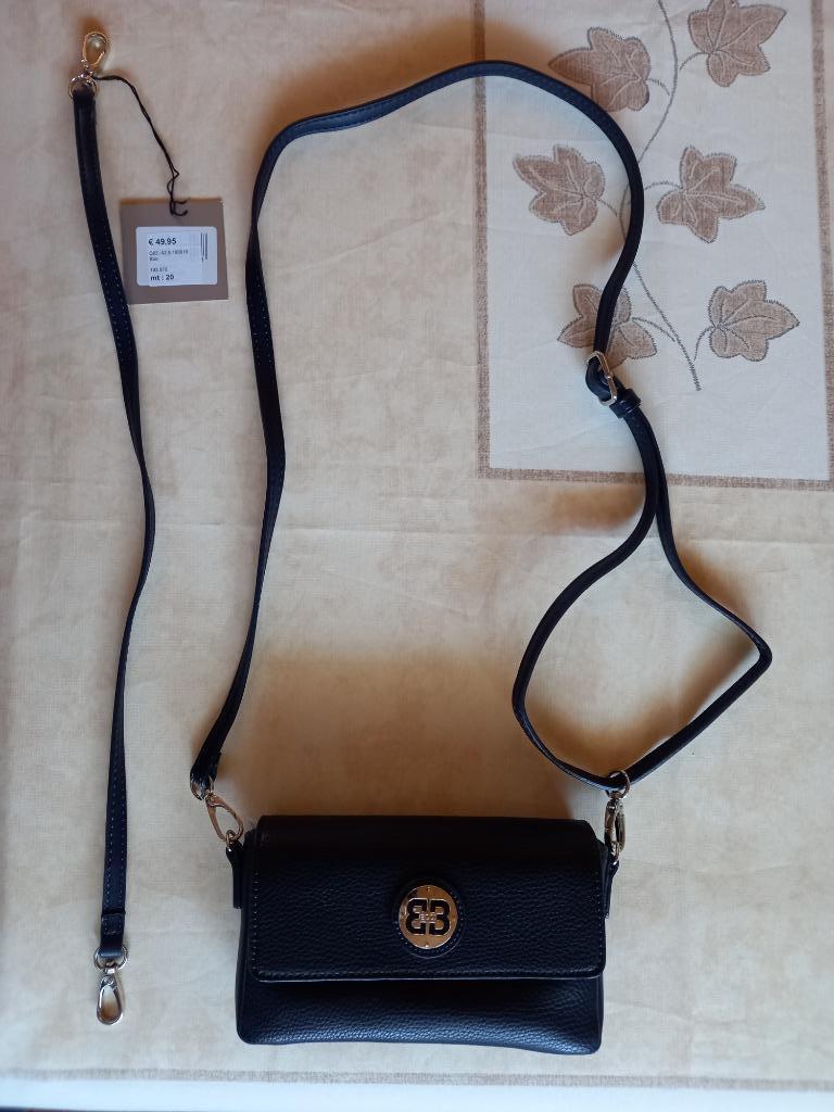 Kleine donkerblauwe handtas Boo!, Handtassen en Accessoires, Tassen | Damestassen, Ophalen of Verzenden, Nieuw, Blauw, Handtas