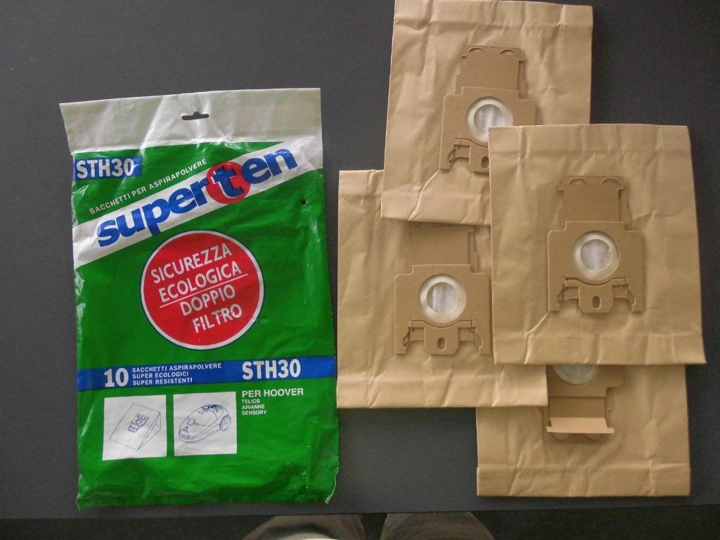 4 Sacs   Aspirateur  " HOOVER STH30"   Nouveau, Enlèvement ou Envoi, Neuf, Sac à poussière, Aspirateur