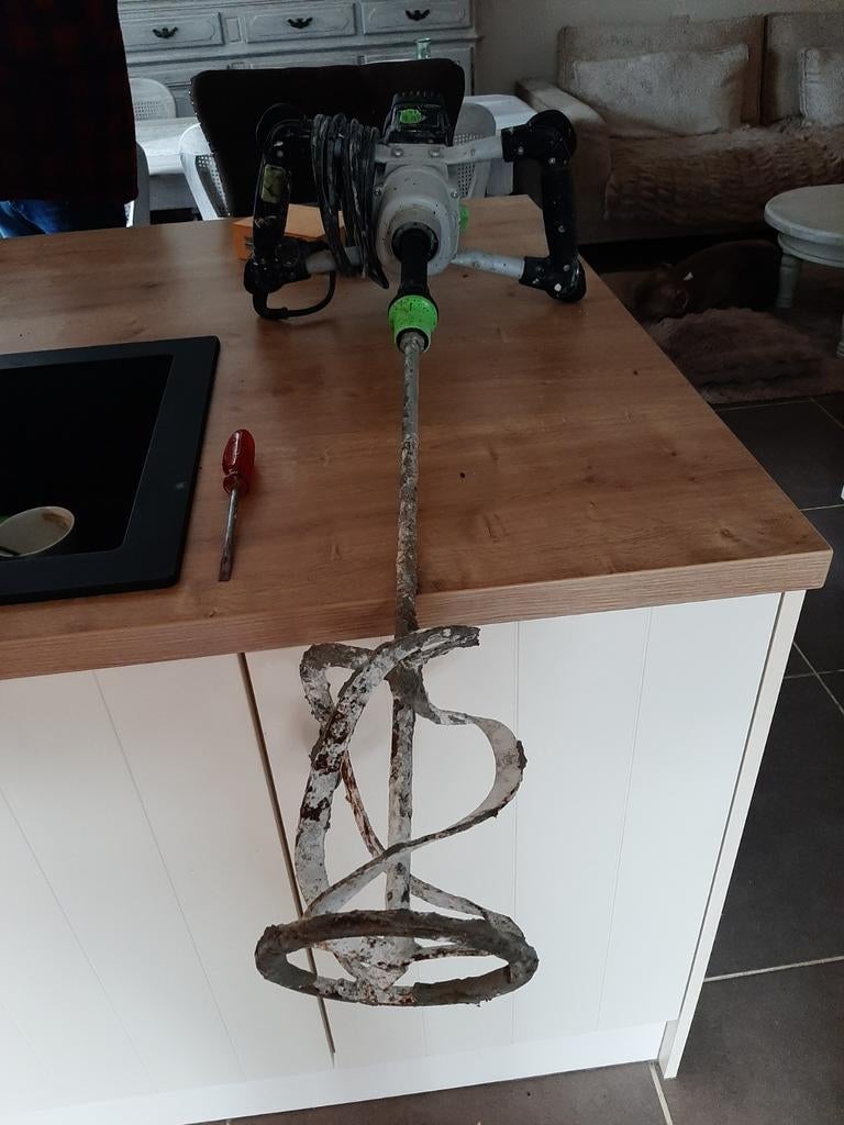 Betonmixer festool, Doe-het-zelf en Bouw, Ophalen, Gebruikt, 1200 watt of meer, Overige typen