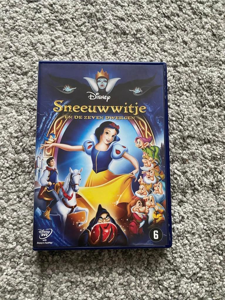 Dvd van Sneeuwwitje en de zeven dwergen, Cd's en Dvd's, Vanaf 6 jaar, Ophalen of Verzenden, Zo goed als nieuw