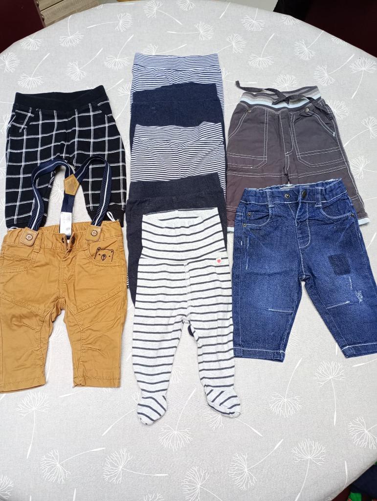 62 3 mois Lot 9 pantalons, Enlèvement ou Envoi, Pantalon