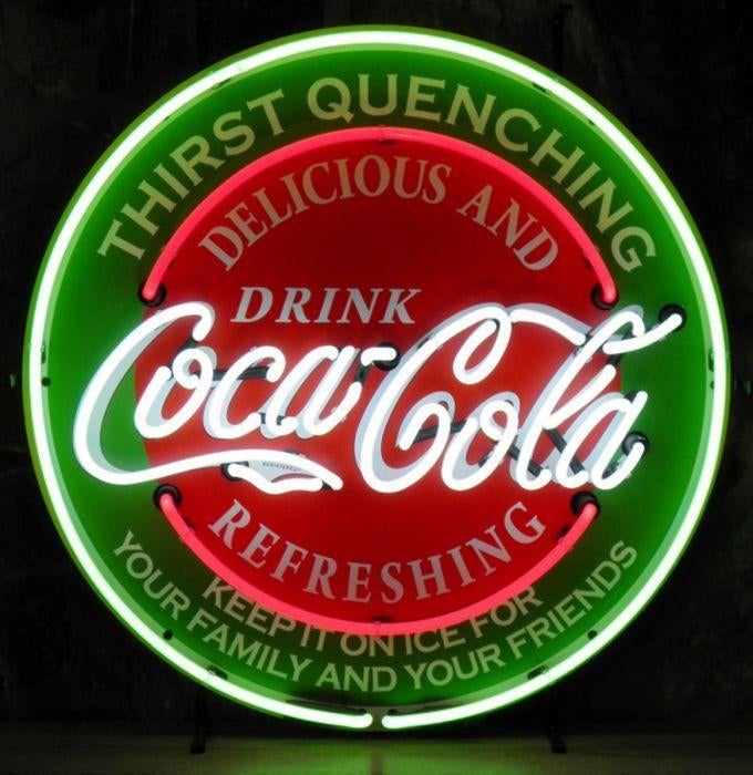 Verschillende soorten Coca cola neons en andere USA neons, Collections, Enlèvement ou Envoi, Neuf, Table lumineuse ou lampe (néon)